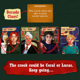 Card Game - Catch The Crook, Family Friendly Mystery Game, Strategy Game, Gifts for Kids, Boys, Girls Ages 10 and Up, 2-5 Players