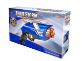 Blaze Storm Toy Gun with 20 Bullets | Fun Blaster for Kids | Blue Toy Gun