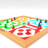 Buy Wooden Ludo & Chess Board Game Online in India | Two in One Set