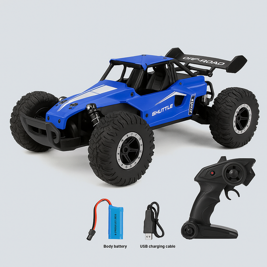1:16 R/C Spray Runner Car – Yellow/White | Rechargeable Drift