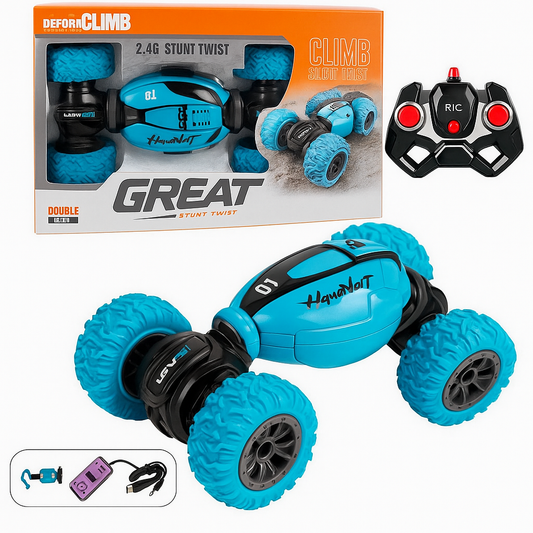 Remote Control Big Size Deform Climb RC Car Off Road High-Speed 4WD | Monster Truck Rock Climbing Car with 360 Spin, Flip, Twist, Climbing (Color as Per Stock)