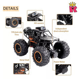 RC Car with Camera for Android and iOS, High Speed Alloy Off Road Fast Racing Vehicle Electric Toy Car Gift for Boys Teens Adults (Rock Crawler Camera WiFi and APP Control) - Random Color (with Batteries)