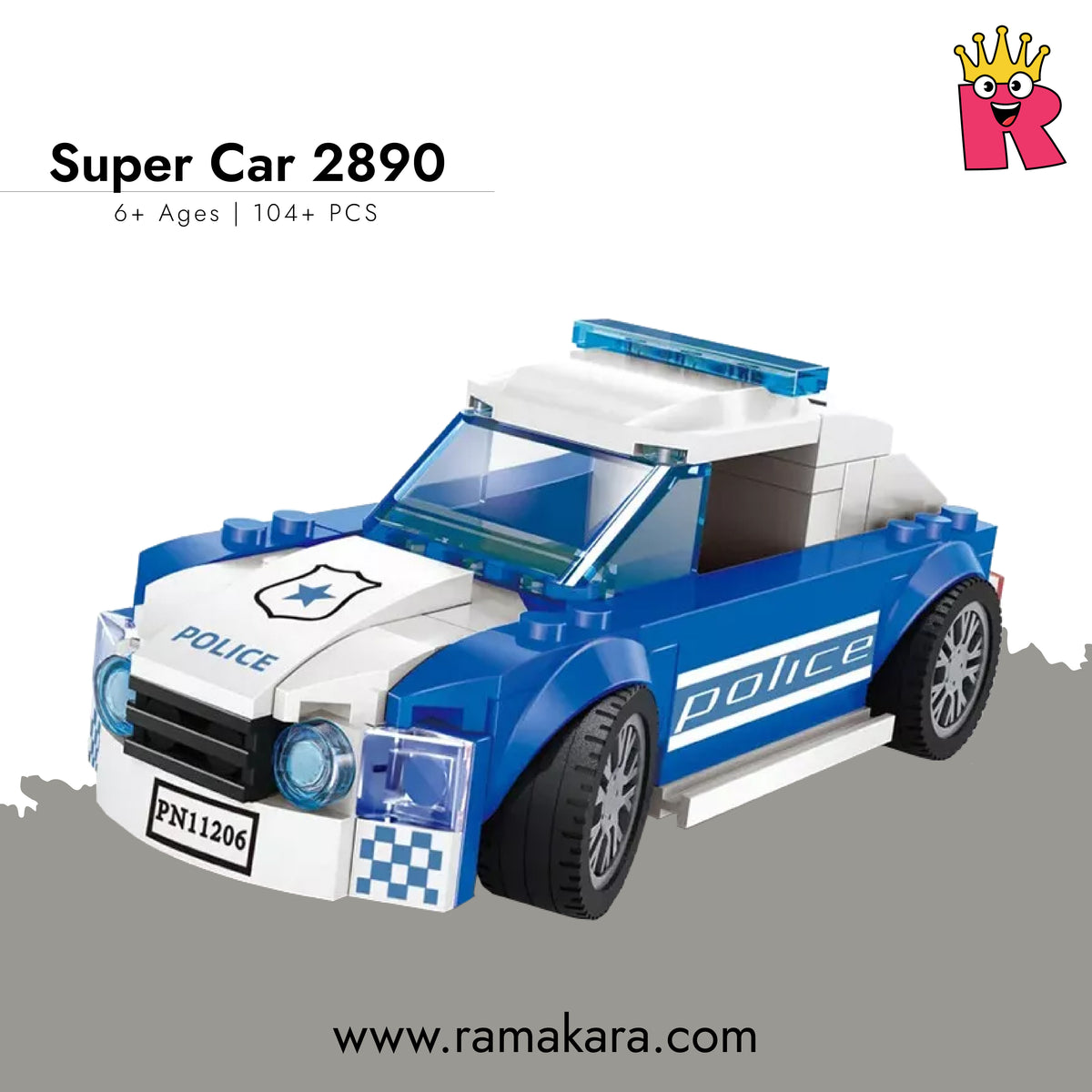 Police Car Building Blocks Toys – Creative & Educational Set for Kids