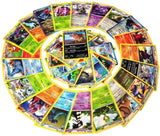 Trading Card Collection Pokemon Playing Card Game 5 Pack 50 Card Collection Set Booster box Battle Game for Kids (SHINING FATES 5 PACK 50 CARDS)