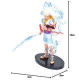 One Piece Gear 5 Monkey D. Luffy Action Figure - Exquisite 20cm Collectible in Dynamic Pose (White Luffy)