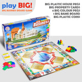 Big Business Board Game Jumbo Size with Plastic Money Coins